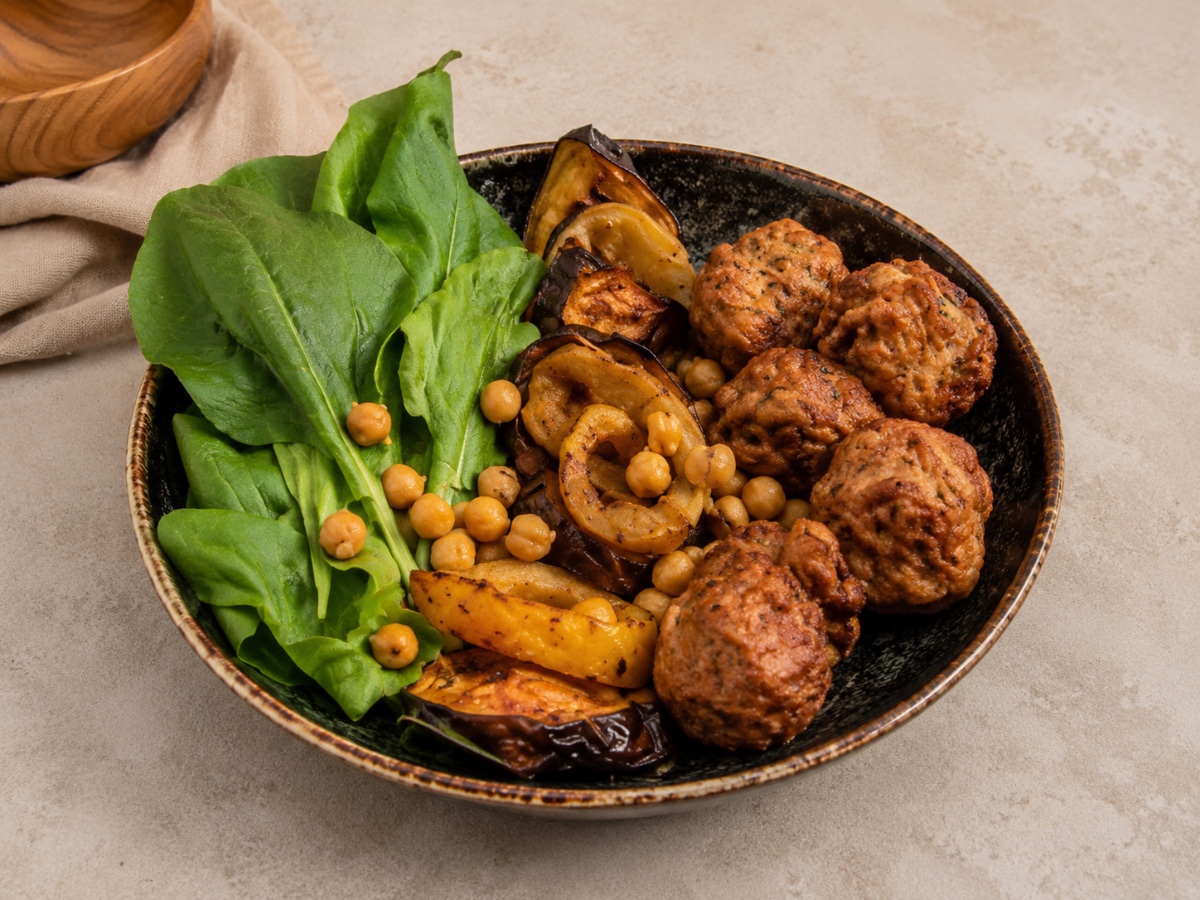 Yüksek Proteinli Hindi Köftesi