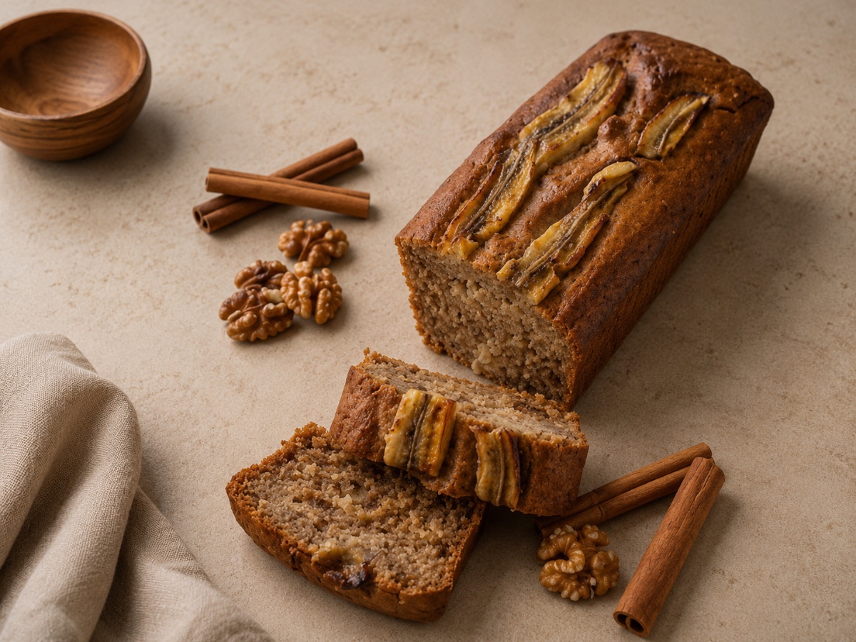 Yer Fıstıklı Banana Bread