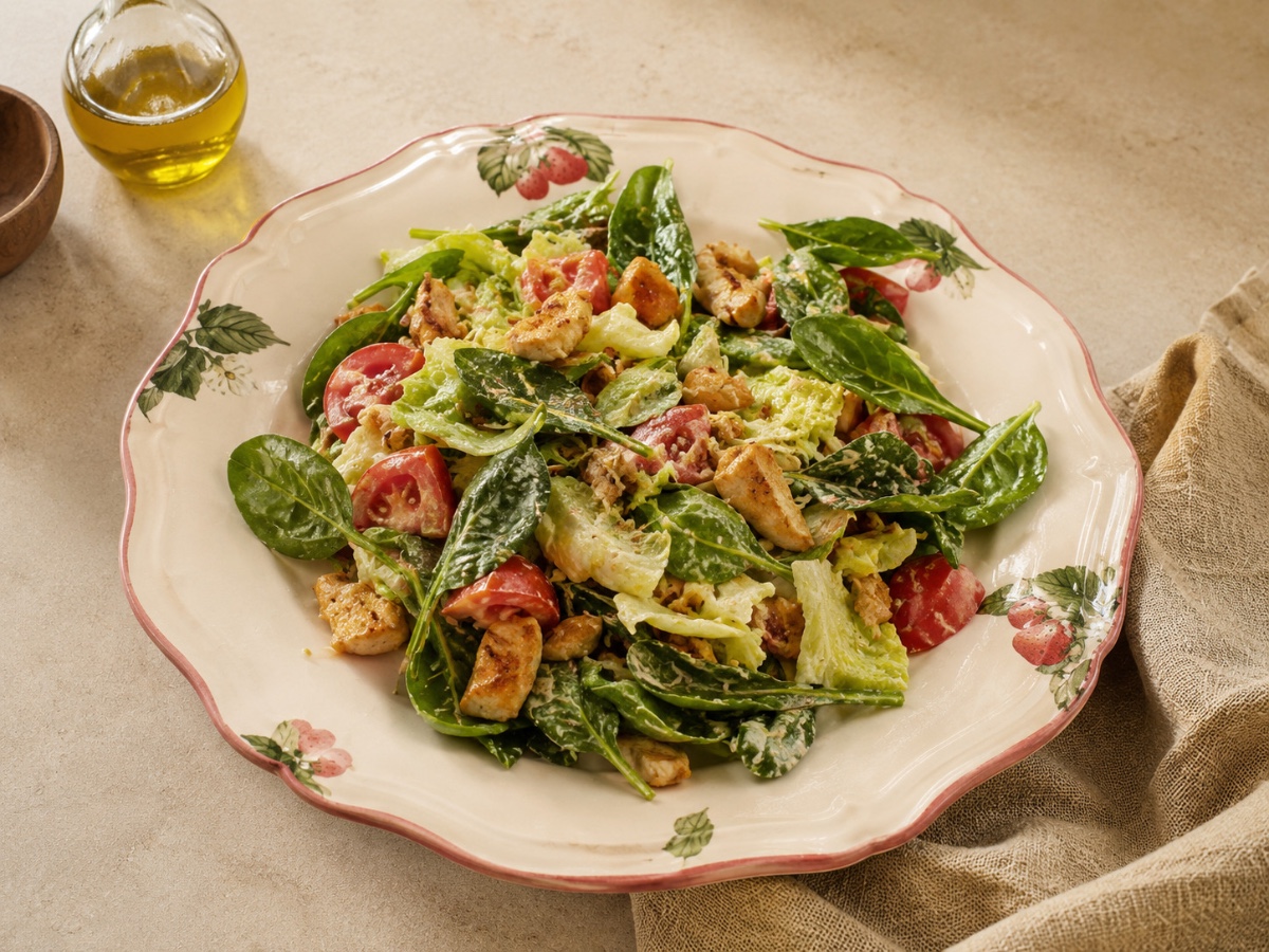 Lezzet Patlaması Soslu Salata