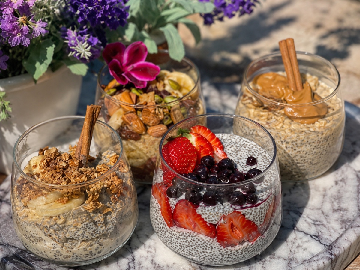 3 Çeşit Chia Pudding