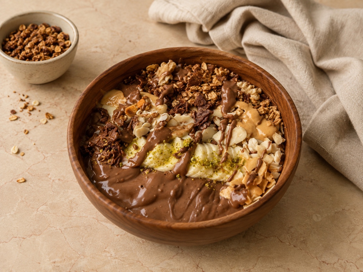 Dondurma Kıvamında Muzlu Bowl
