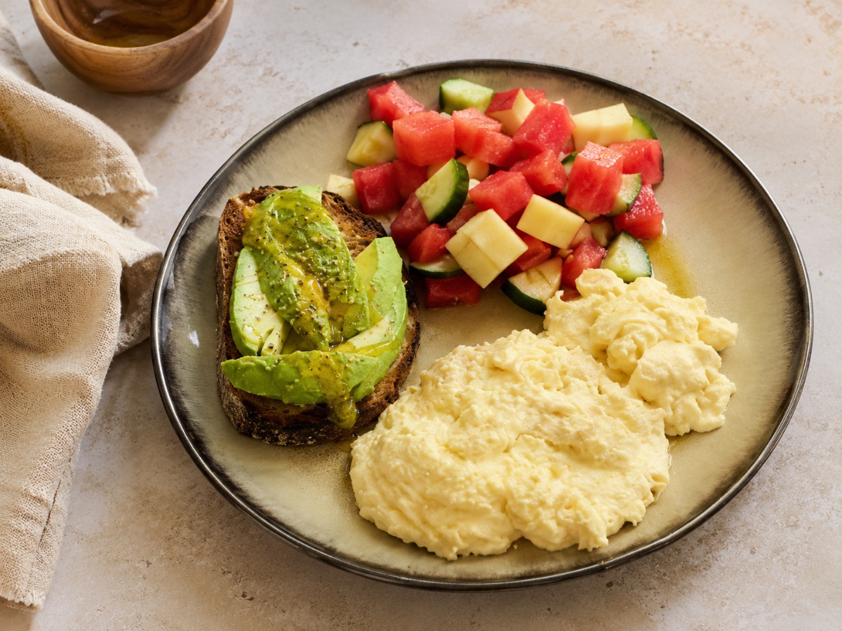 Krema Kıvamında Yüksek Proteinli Çırpılmış Yumurta