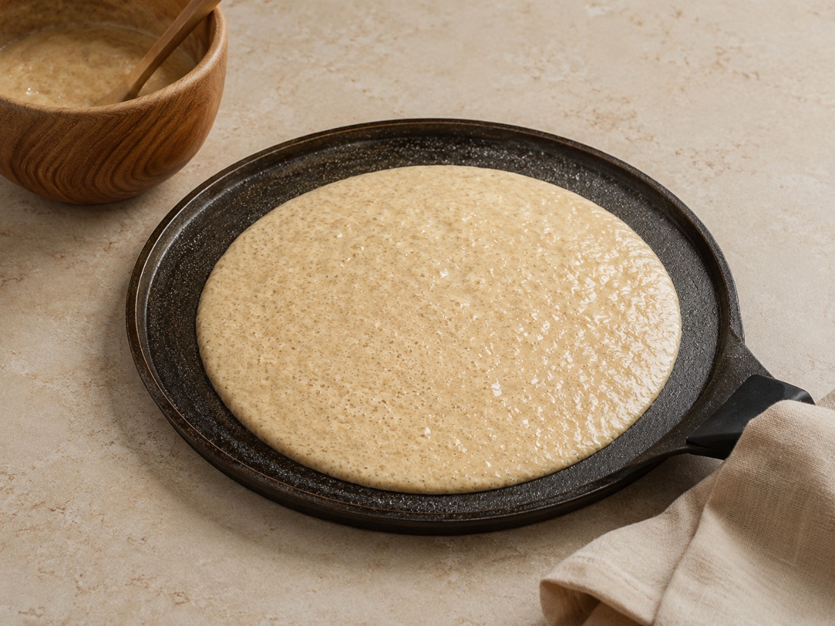 Pizza Tabanını Pişirin