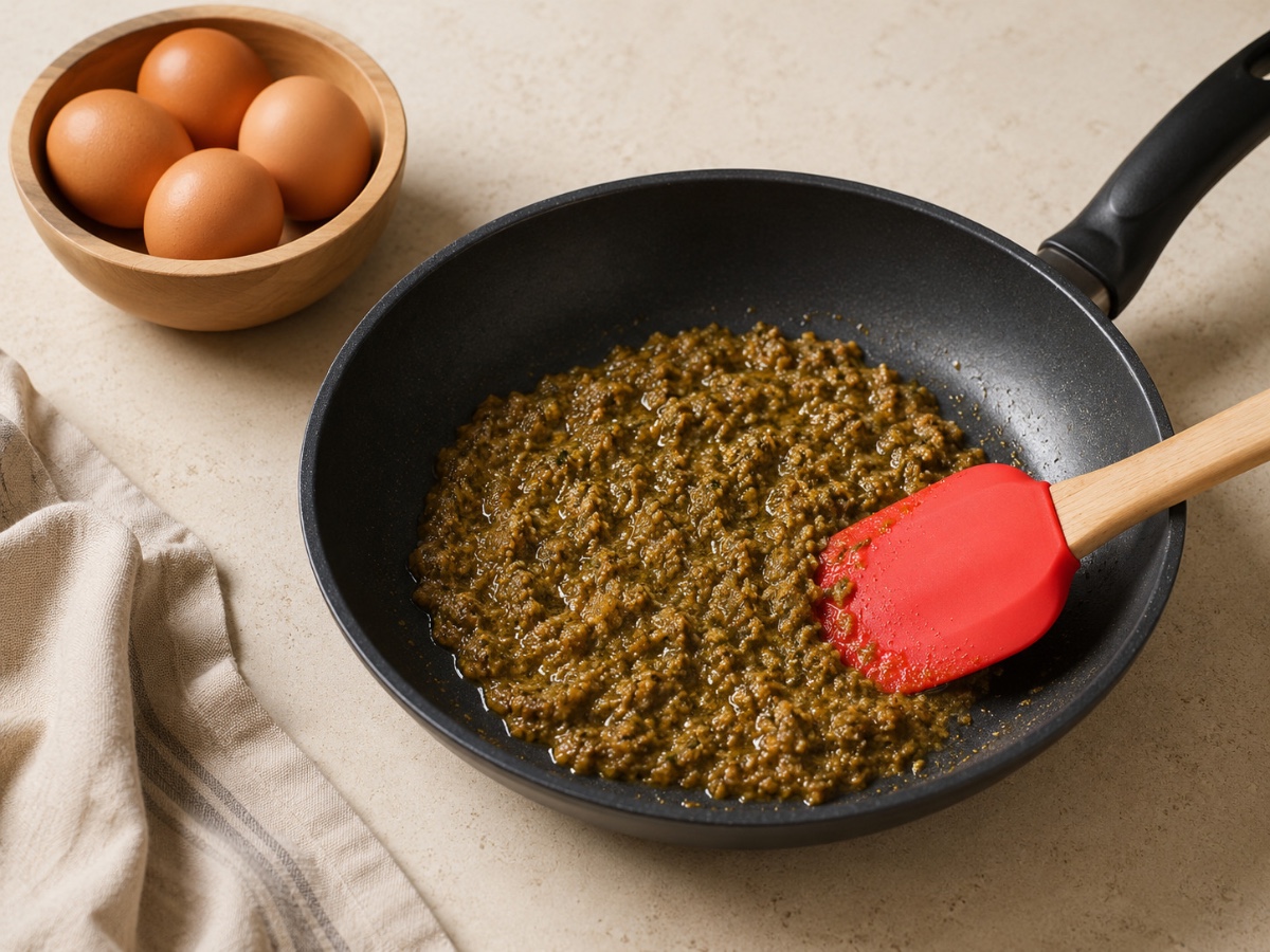 Pesto Sosu Ekleyin
